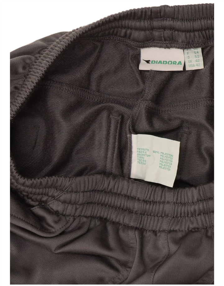 Diadora Mens Tracksuit Trousers 2XL  Grey Polyester