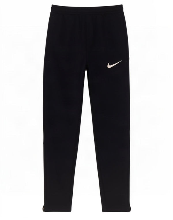 Nike Boys Dri Fit Tracksuit Trousers 8-9 Years Small Navy Blue Colourblock