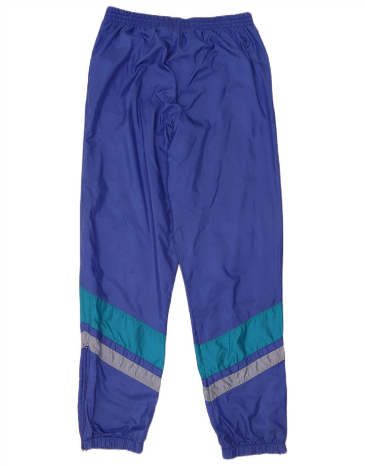Leopard Mens Tracksuit Trousers Joggers UK 40/42 Medium Blue Colourblock