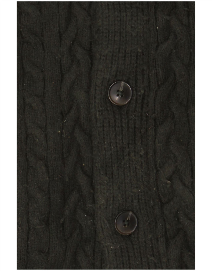 Marks & Spencer Mens Cardigan Sweater Medium Khaki Polyester