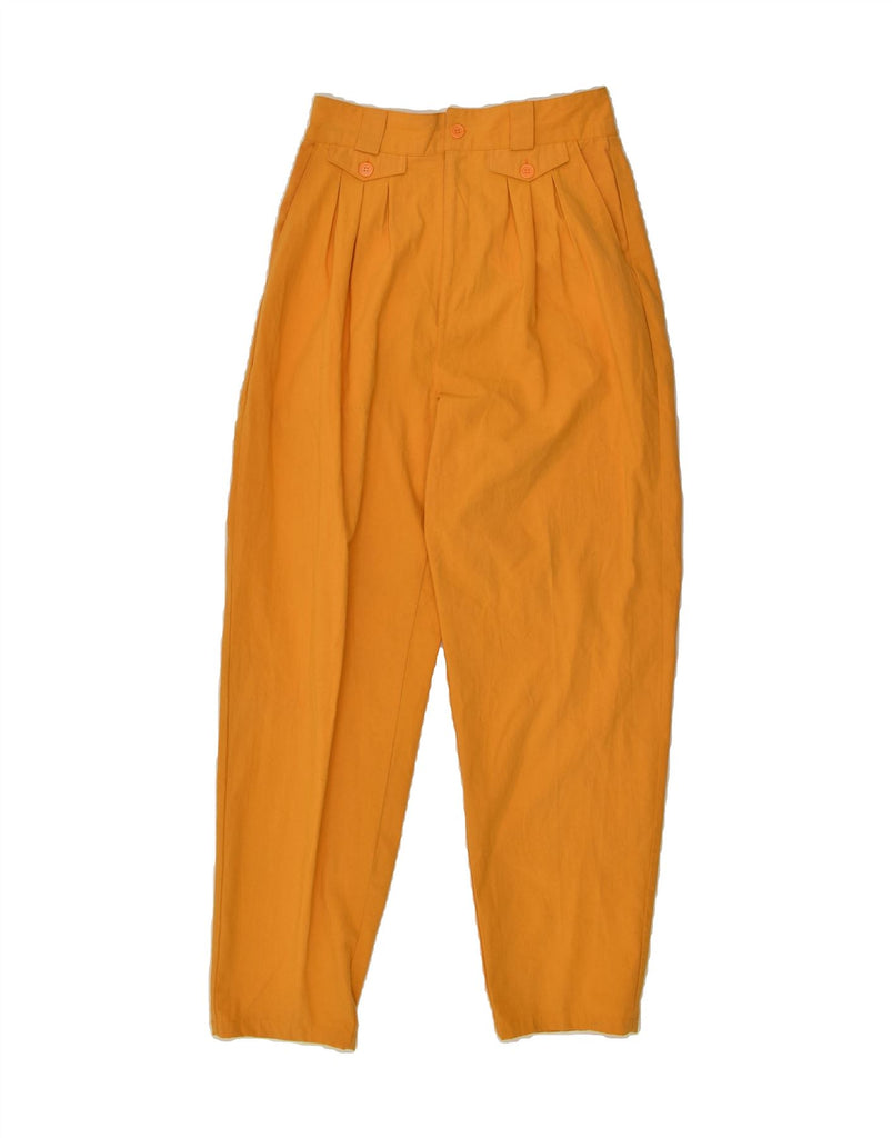 VINTAGE Girls Pegged Chino Trousers 11-12 Years W28 L29 Yellow | Vintage Vintage | Thrift | Second-Hand Vintage | Used Clothing | Messina Hembry 