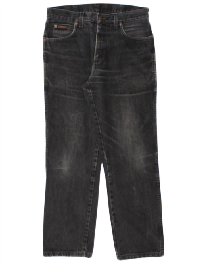 Wrangler Mens Straight Jeans W30 L30 Black