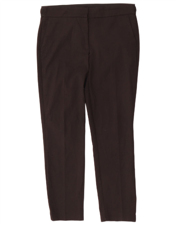 Zara Womens Slim Chino Trousers Large W30 L27 Black