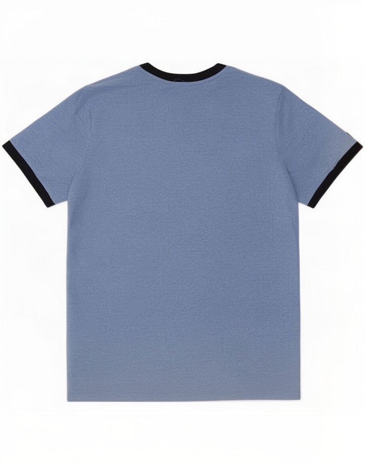 Superdry Mens Graphic T-Shirt Top Medium Blue Cotton