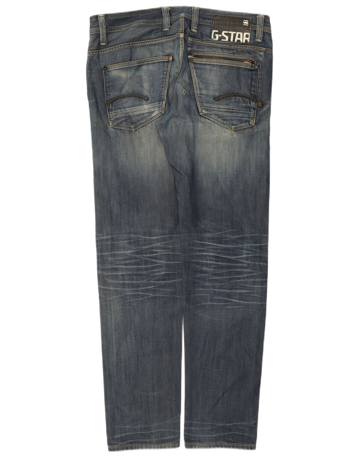 G-Star Mens Slim Jeans W32 L32 Blue Cotton