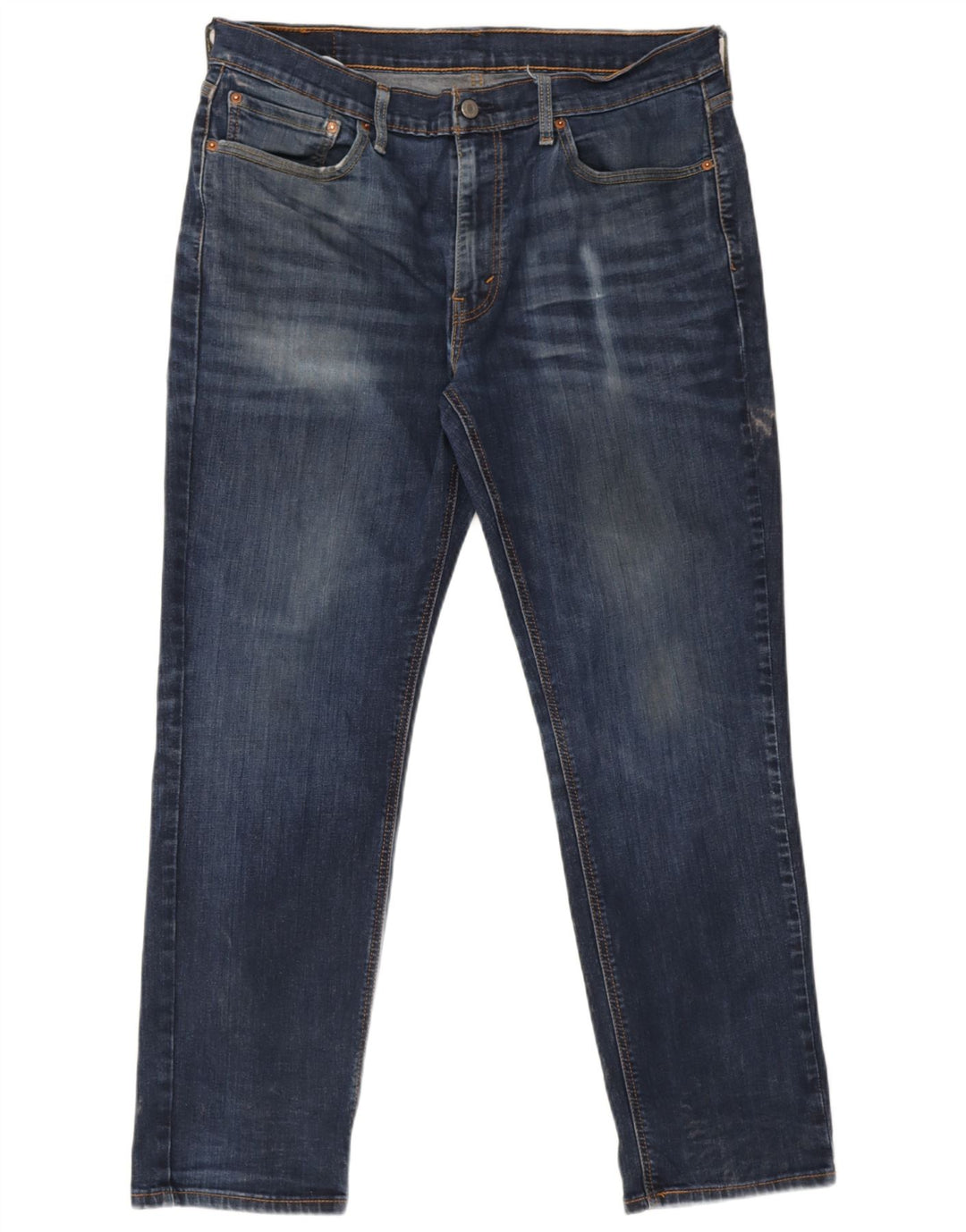 Levi's Mens 541 Slim Jeans W36 L32 Navy Blue Cotton