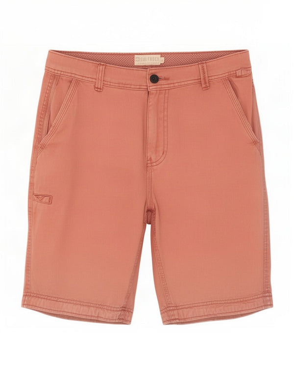 Saltrock Mens Cargo Shorts Medium W32 Pink Cotton