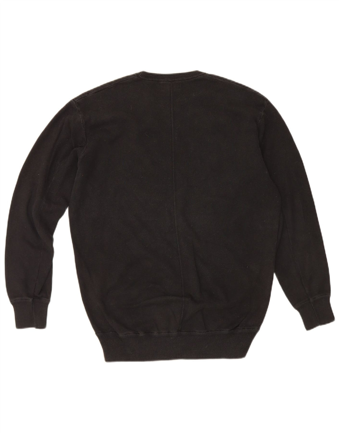 Zara Mens Sweatshirt Jumper Medium Black