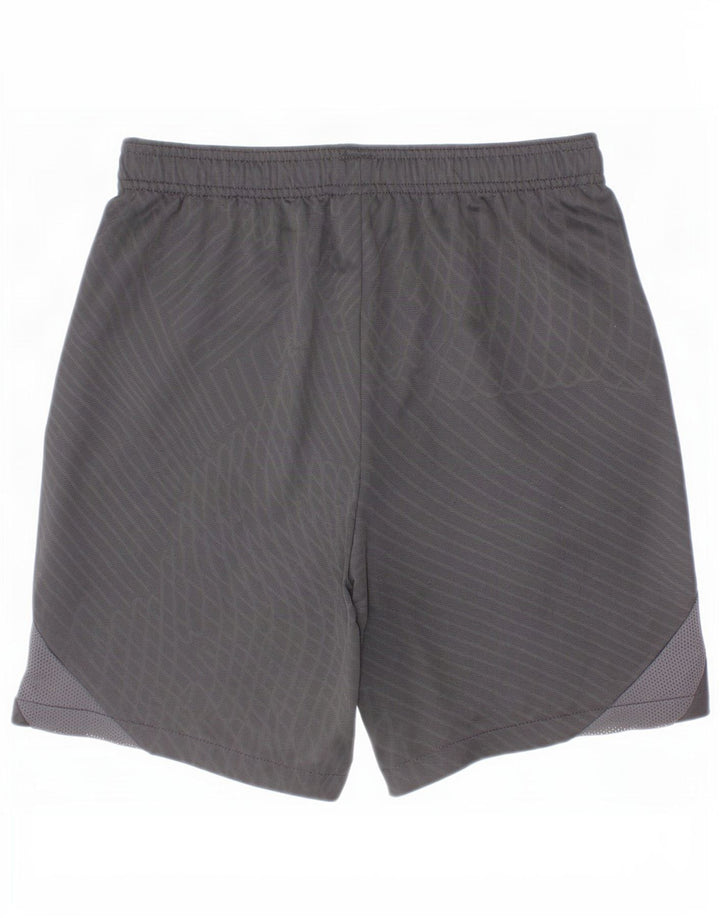 Nike Boys Dri Fit Sport Shorts 12-13 Years Large Black Check Polyester