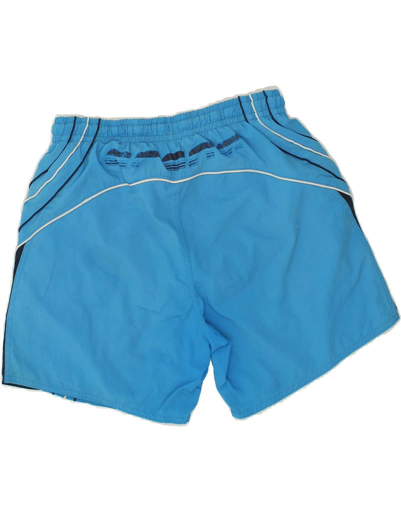 ARENA Mens Sport Shorts Medium Blue Colourblock Nylon Vintage Arena and Second-Hand Arena from Messina Hembry 