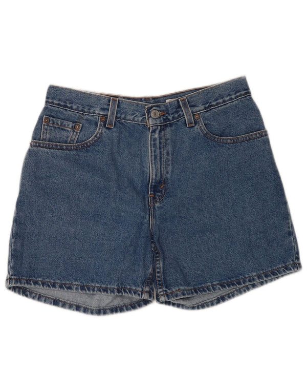 Levi's Womens 555 Denim Shorts US 8 Medium W28 Blue Cotton