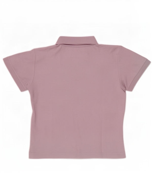 Fila Womens Polo Shirt UK 16 Large Pink Cotton