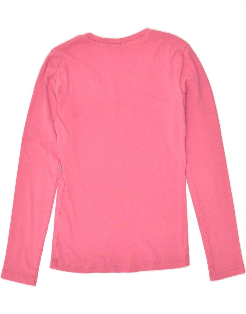 TOMMY HILFIGER Womens Top Long Sleeve UK 6 XS Pink Cotton | Vintage Tommy Hilfiger | Thrift | Second-Hand Tommy Hilfiger | Used Clothing | Messina Hembry 