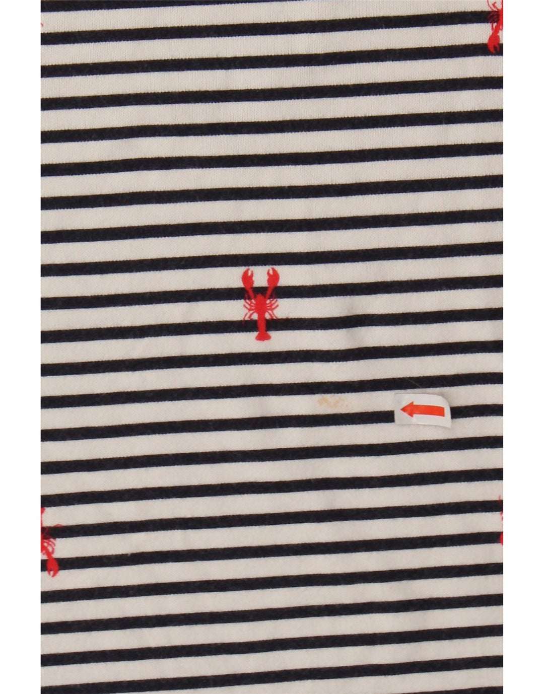 JOULES Womens Top Long Sleeve UK 14 Large White Striped