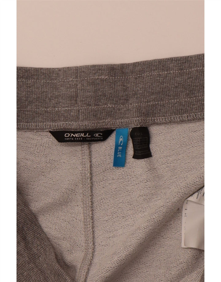 O'NEILL Mens Tracksuit Trousers Joggers Large  Grey Cotton
