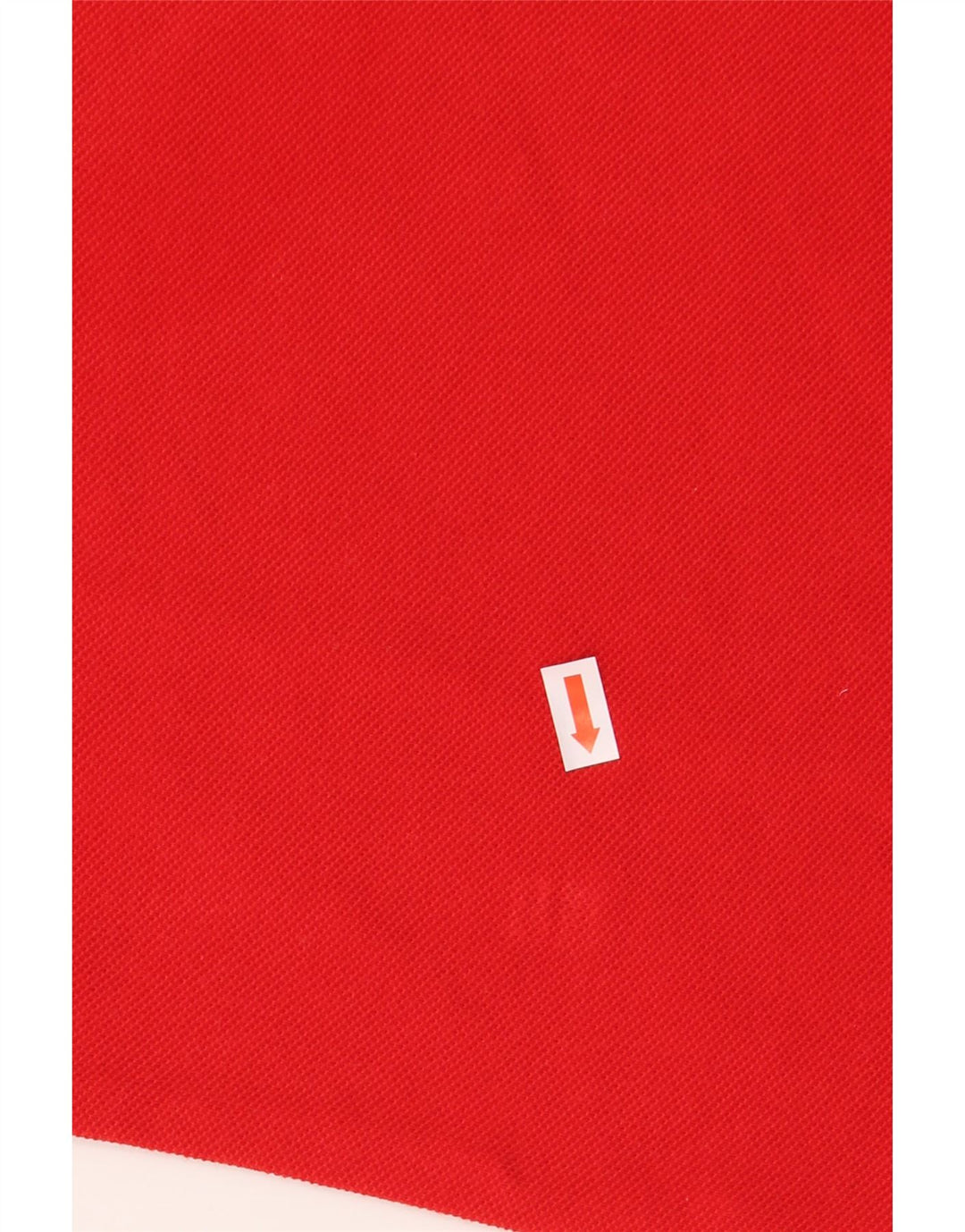 LACOSTE Mens Long Sleeve Polo Shirt Size 3 Small Red Cotton