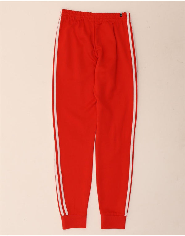 Adidas Mens Tracksuit Trousers Joggers XS  Red Polyester