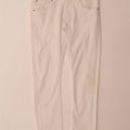 Lee Womens Luke Tapered Slim Jeans W32 L29 White Cotton