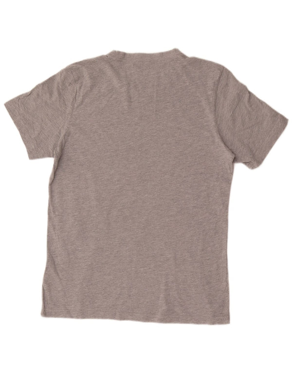 Adidas Mens Graphic T-Shirt Top Medium Grey Cotton