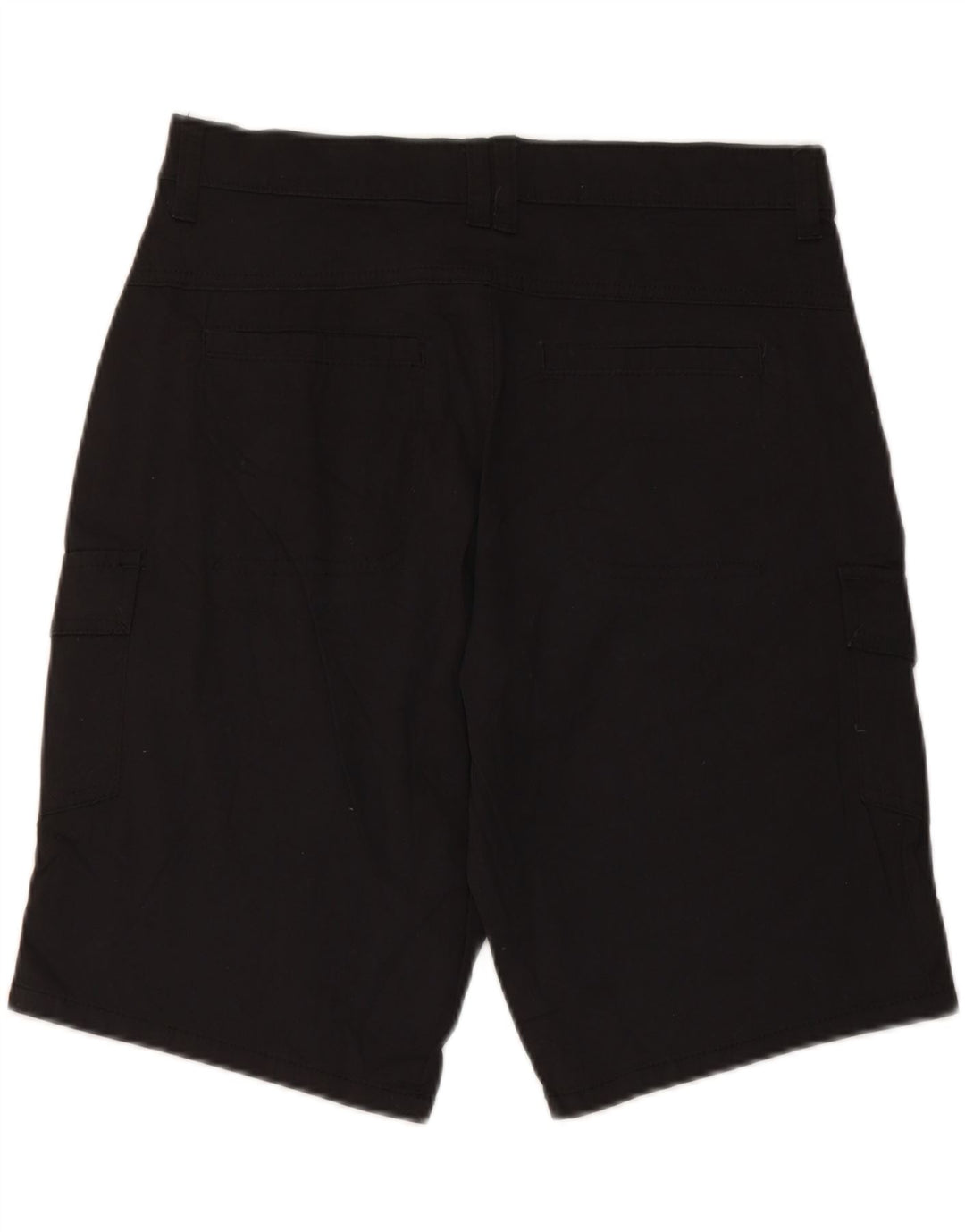Lee Womens Mid Rise Cargo Shorts US 6 Medium W30 Black Cotton