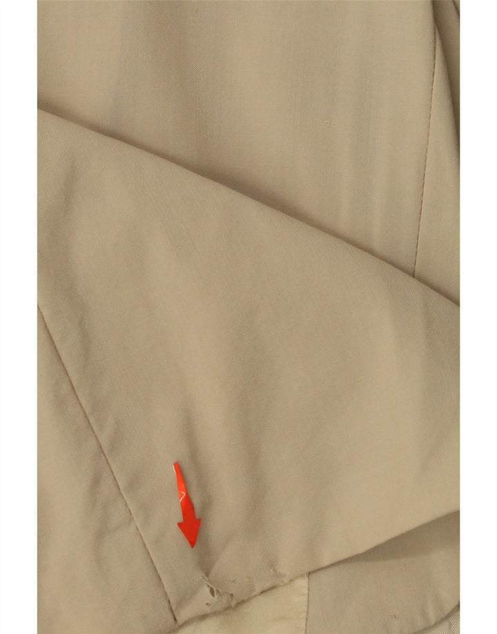 HUGO BOSS Mens 2 Button Blazer Jacket UK 38 Medium Beige New Wool