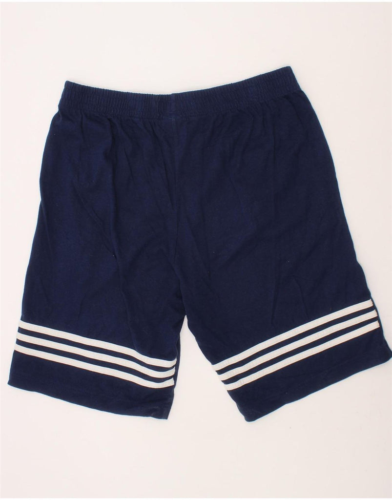 ADIDAS Girls Sport Shorts 15-16 Years  Navy Blue Cotton Vintage Adidas and Second-Hand Adidas from Messina Hembry 