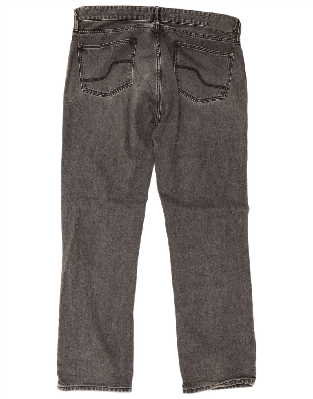 Fat Face Mens Straight Jeans W36 L32 Grey Cotton