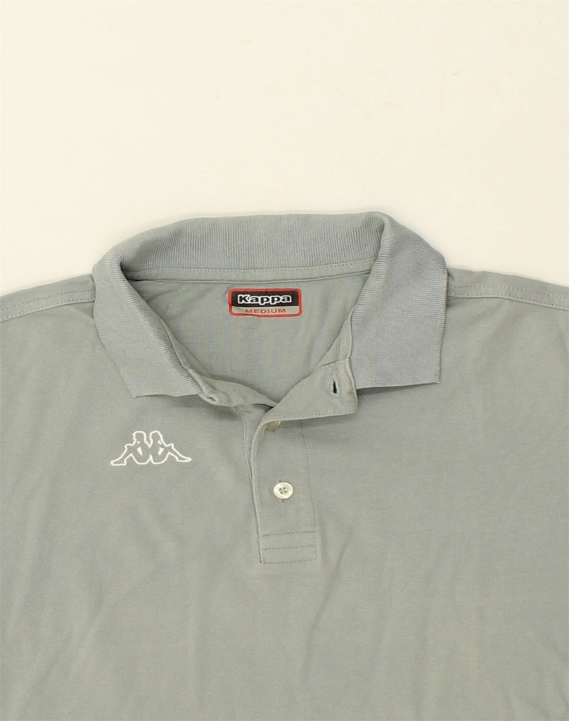 KAPPA Mens Polo Shirt Medium Grey Cotton | Vintage Kappa | Thrift | Second-Hand Kappa | Used Clothing | Messina Hembry 