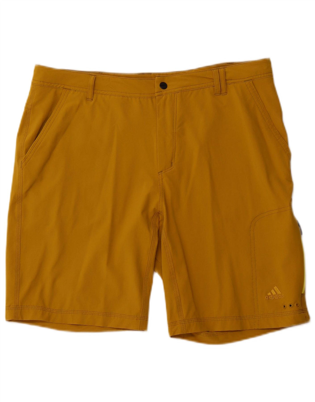 ADIDAS Mens Shorts W36 Large Orange Polyamide