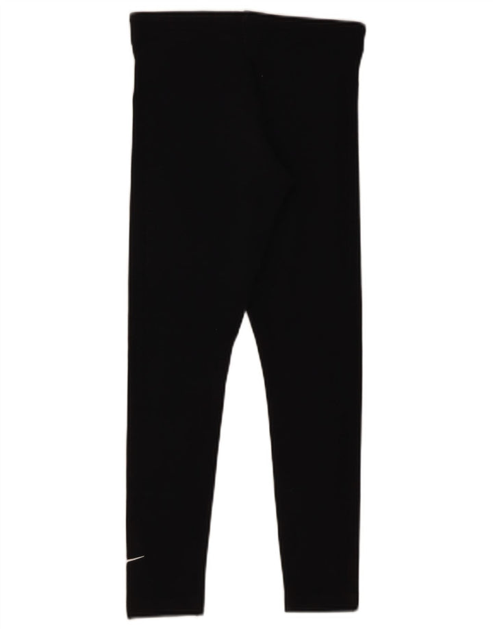 Nike Girls Leggings 10-11 Years Medium Black