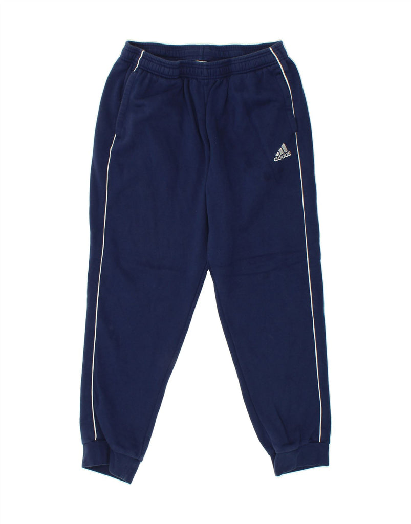 ADIDAS Mens Tracksuit Trousers Joggers XL Navy Blue Cotton | Vintage Adidas | Thrift | Second-Hand Adidas | Used Clothing | Messina Hembry 