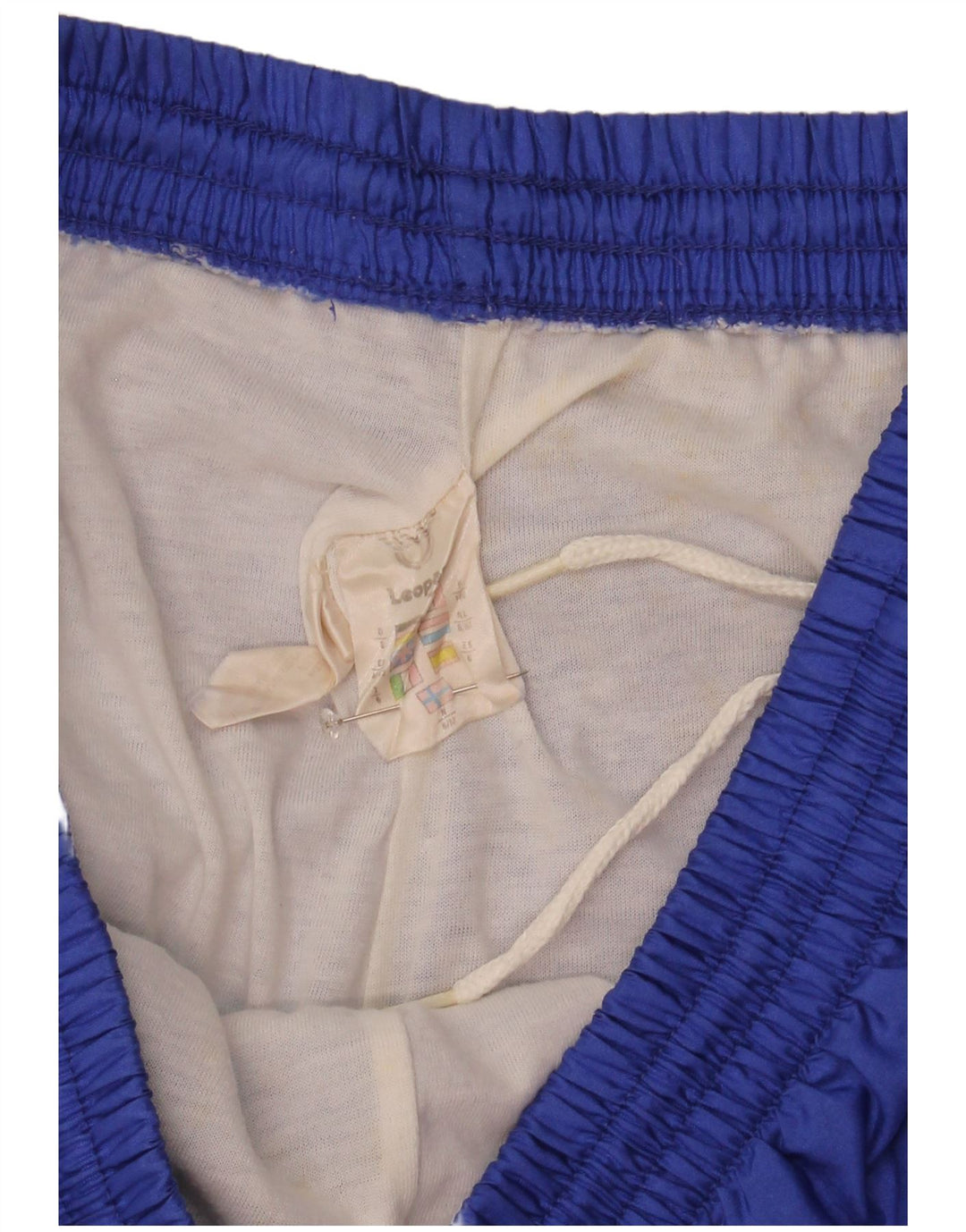 Leopard Mens Tracksuit Trousers Joggers UK 40/42 Medium Blue Colourblock