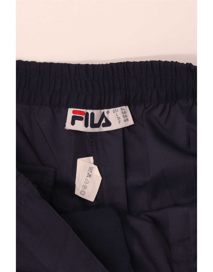 Fila Mens Chino Shorts XL W38 Navy Blue Polyester