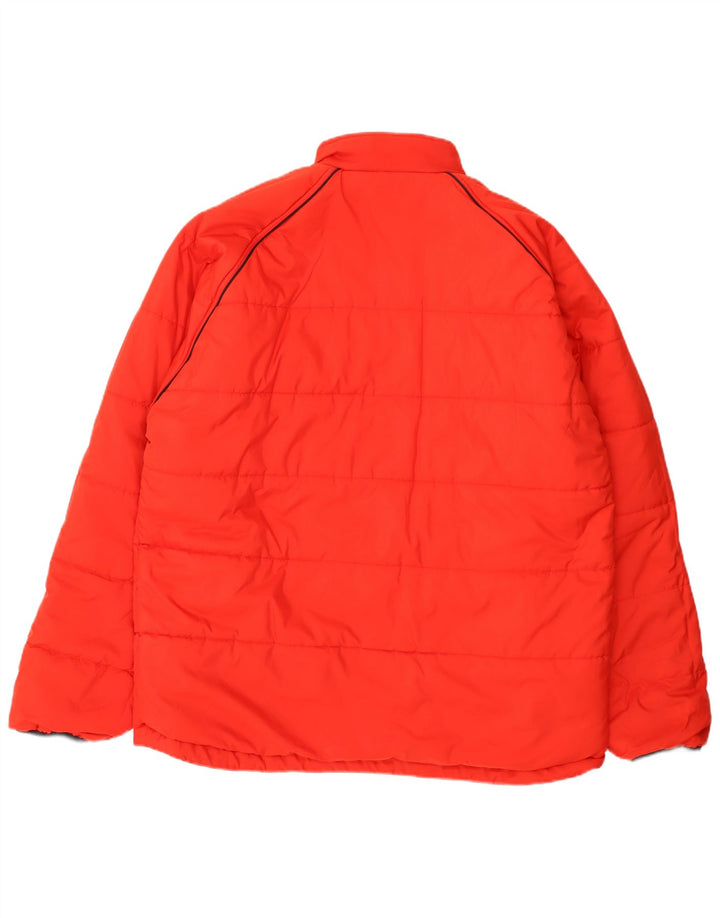 Puma Mens Reversible Padded Jacket UK 44 2XL Navy Blue Colourblock
