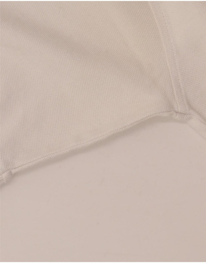 Reebok Mens Polo Shirt Large White Cotton
