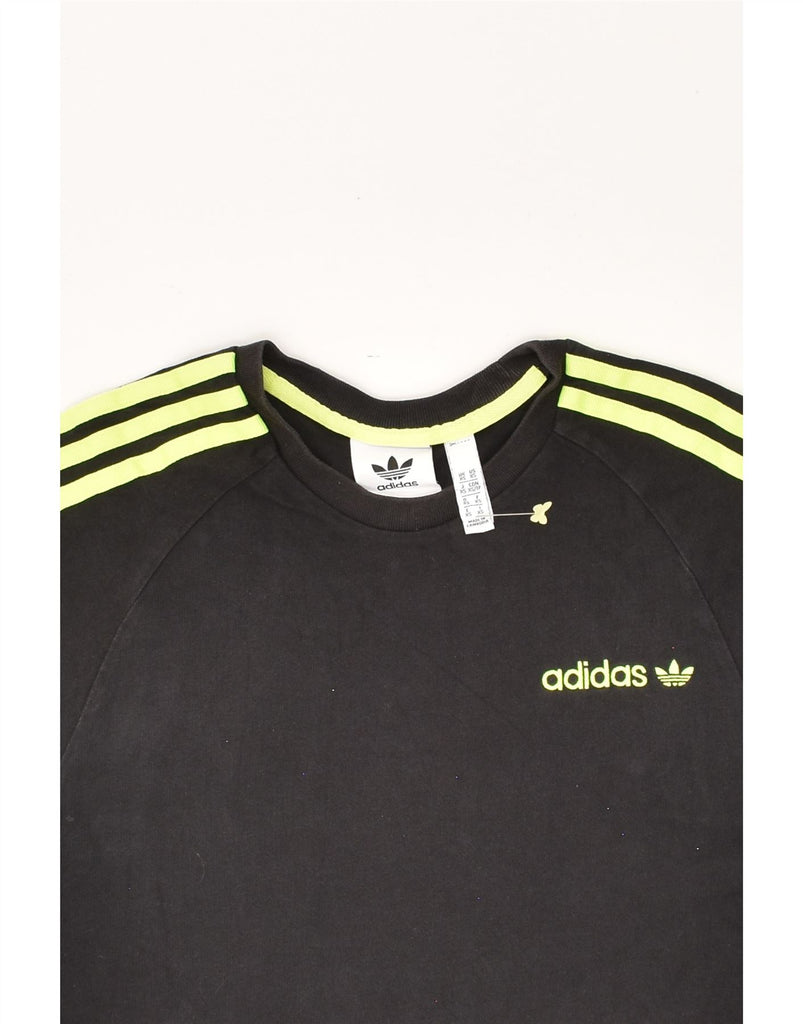 ADIDAS Mens T-Shirt Top XS Black Cotton | Vintage Adidas | Thrift | Second-Hand Adidas | Used Clothing | Messina Hembry 