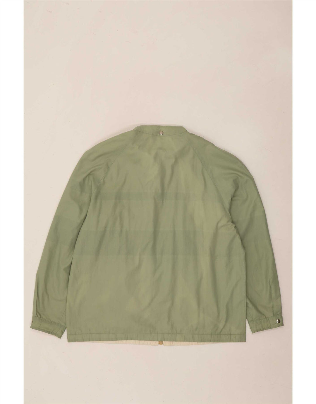 Vintage Mens Hooded Reversible Jacket IT 52 XL Green Colourblock