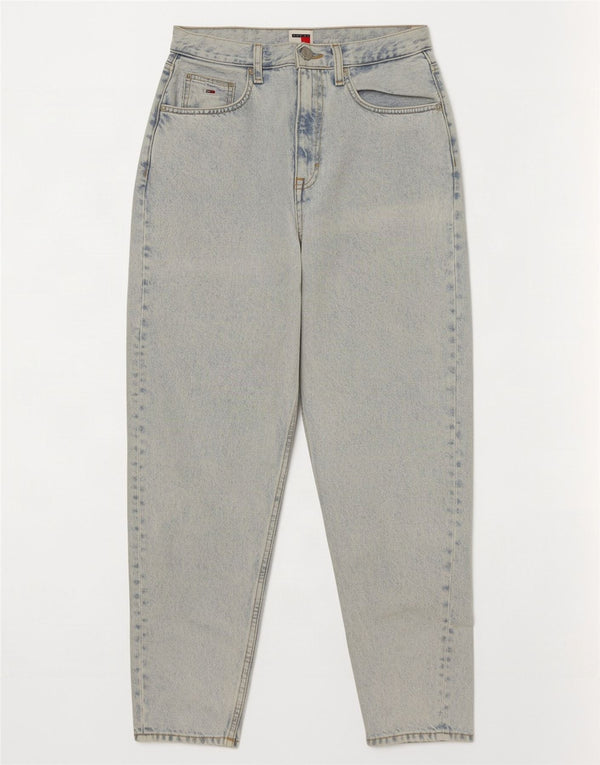 Tommy Hilfiger Womens Mom Ultra High-Rise Tapered Jeans W27 L28 Blue