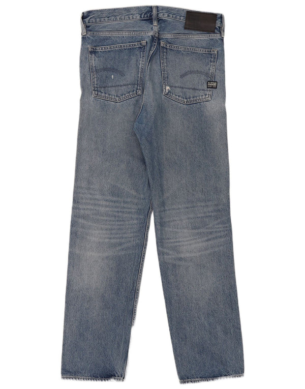 G-Star Mens Straight Jeans W31 L32 Blue Cotton