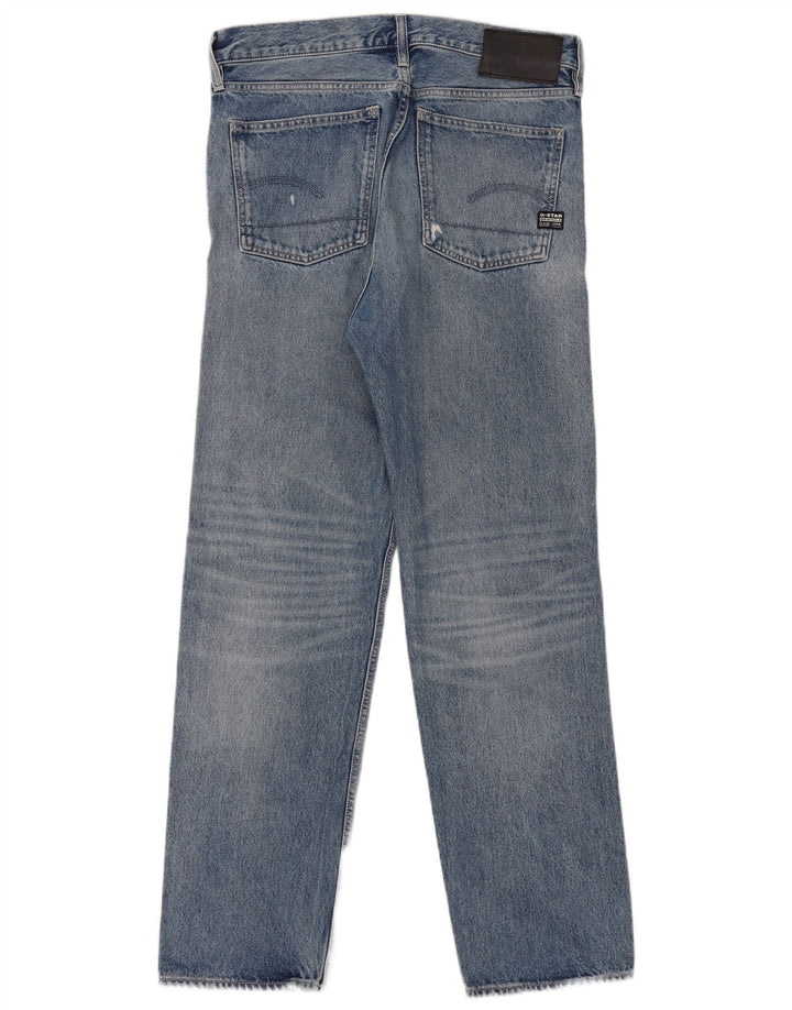 G-Star Mens Straight Jeans W31 L32 Blue Cotton
