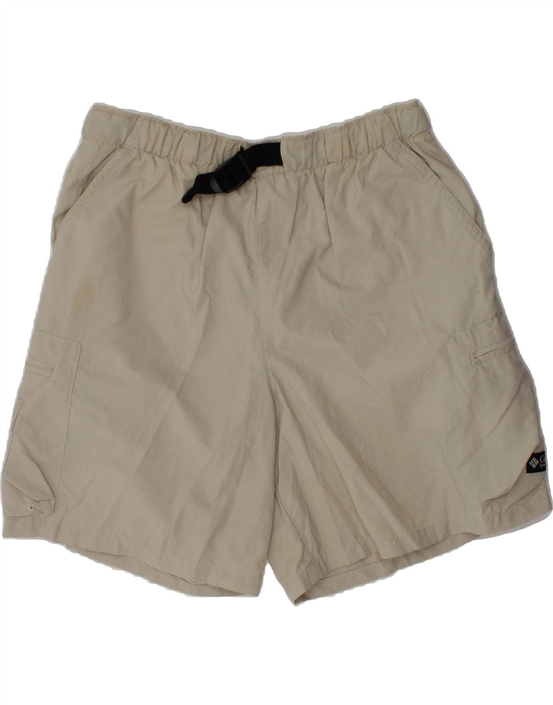 COLUMBIA Boys Cargo Shorts 10-11 Years W28 Grey Nylon | Vintage Columbia | Thrift | Second-Hand Columbia | Used Clothing | Messina Hembry 