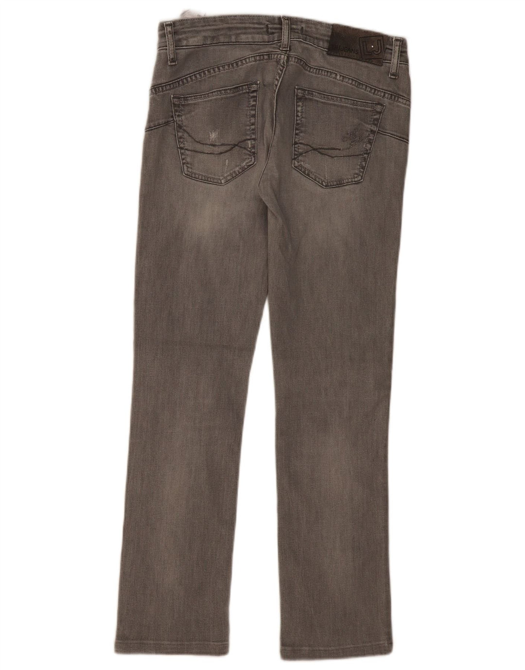 Liu Jo Womens Slim Jeans W30 L30 Grey Cotton