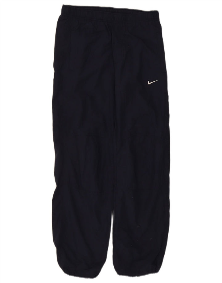 Nike Boys Tracksuit Trousers Joggers 10-11 Years Medium Navy Blue Polyester