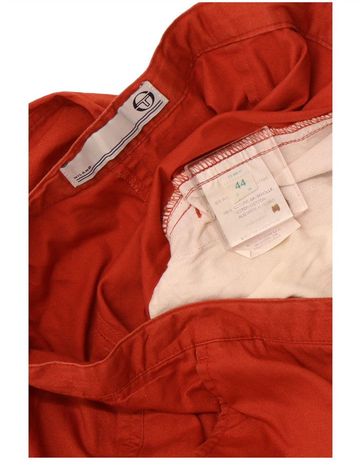 SERGIO TACCHINI Womens Casual Trousers IT 44 Medium W32 L29 Orange