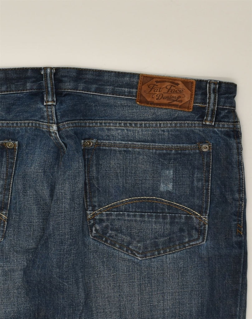 FAT FACE Mens Distressed Slim Jeans W34 L34 Blue | Vintage Fat Face | Thrift | Second-Hand Fat Face | Used Clothing | Messina Hembry 