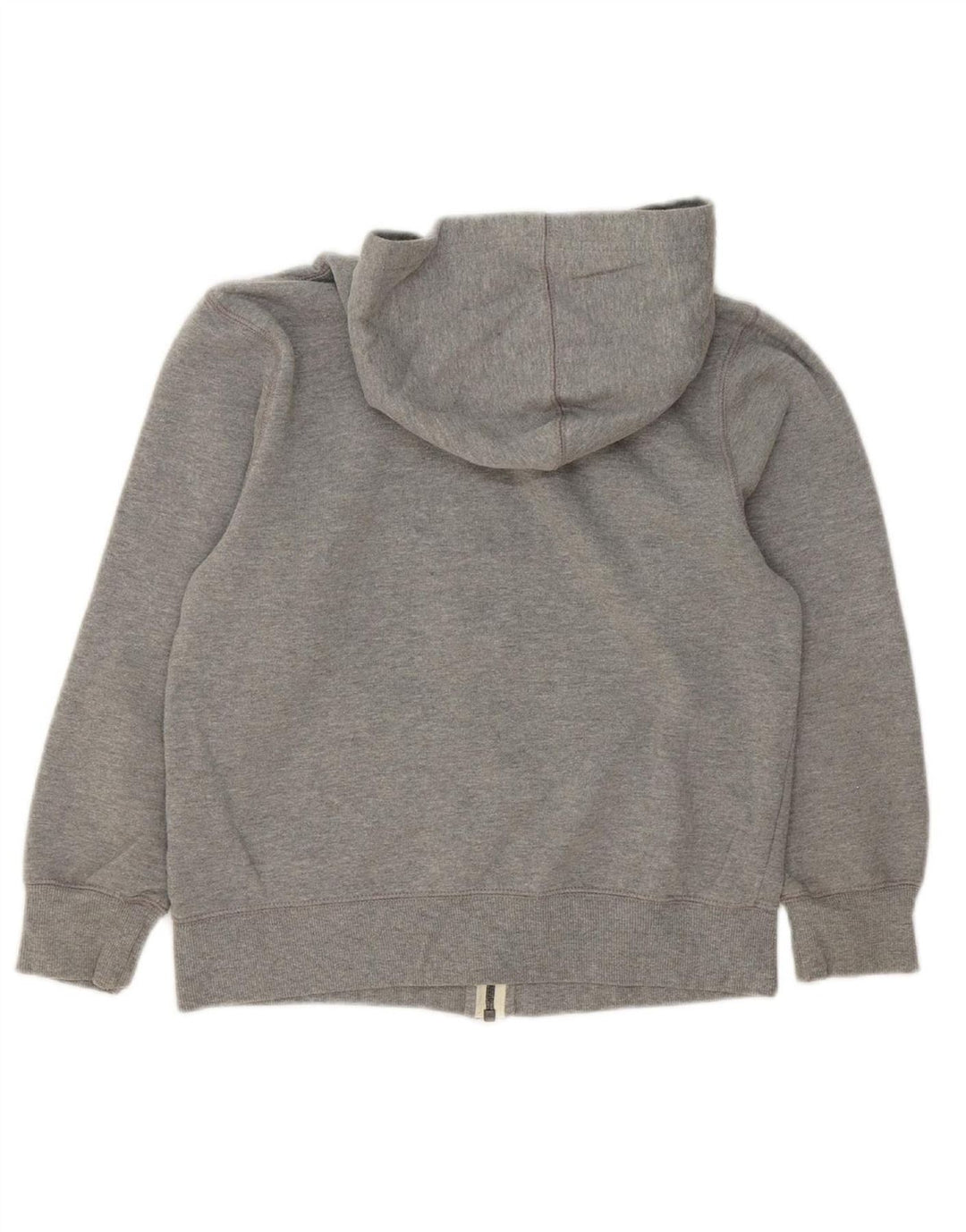 CONVERSE Boys Zip Hoodie Sweater 10-11 Years Medium  Grey Cotton