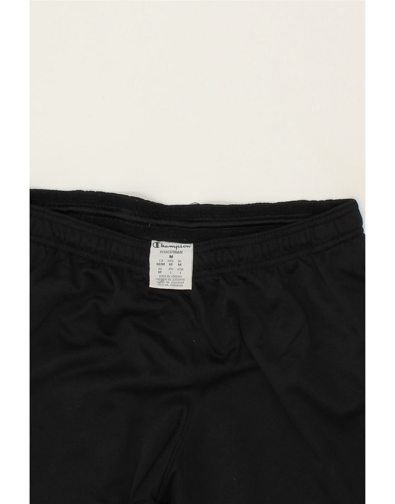 CHAMPION Mens Tracksuit Trousers Medium  Black Polyester Vintage Champion and Second-Hand Champion from Messina Hembry 