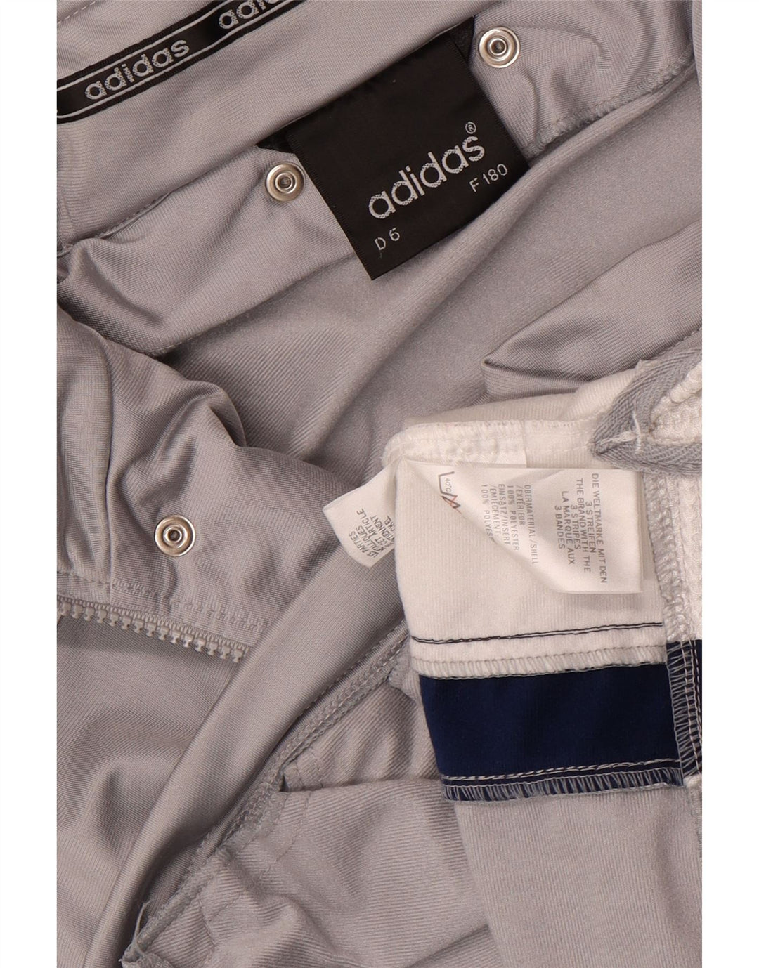 Adidas Mens Graphic Tracksuit Top Jacket UK 40/42 Medium Grey Colourblock