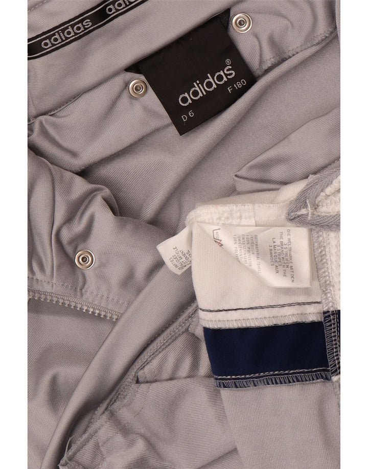 Adidas Mens Graphic Tracksuit Top Jacket UK 40/42 Medium Grey Colourblock