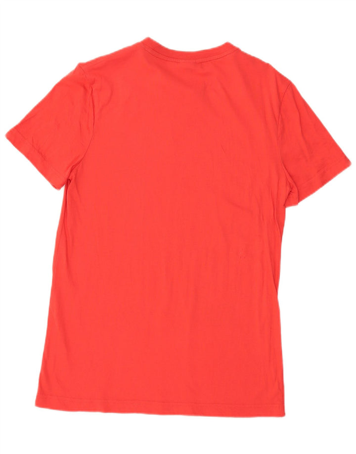 Adidas Mens Graphic T-Shirt Top Small Red Cotton